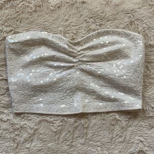Sequin Bandeau Top
